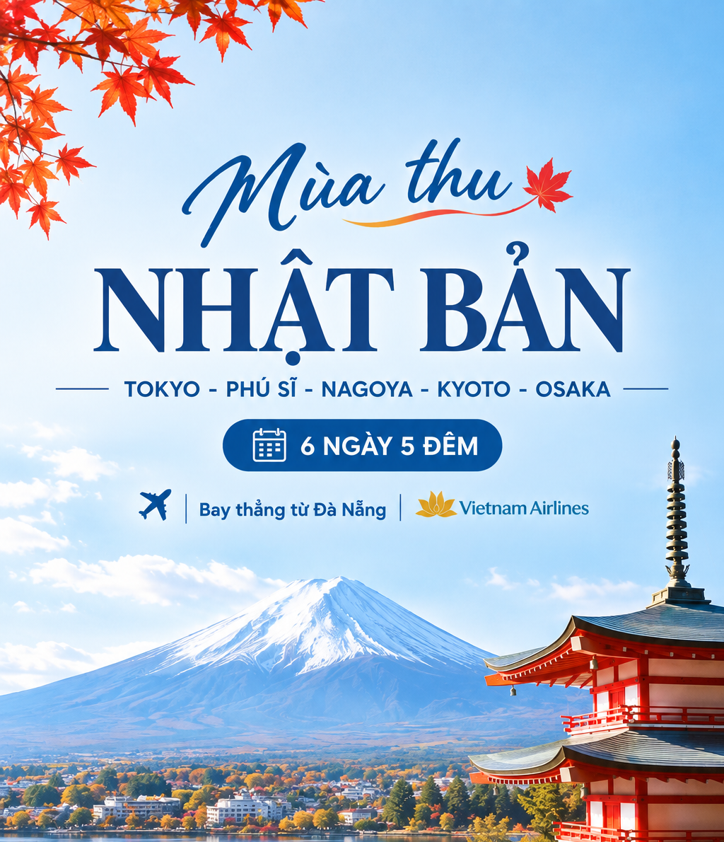 NHẬT BẢN LÃNG MẠN MÙA THU