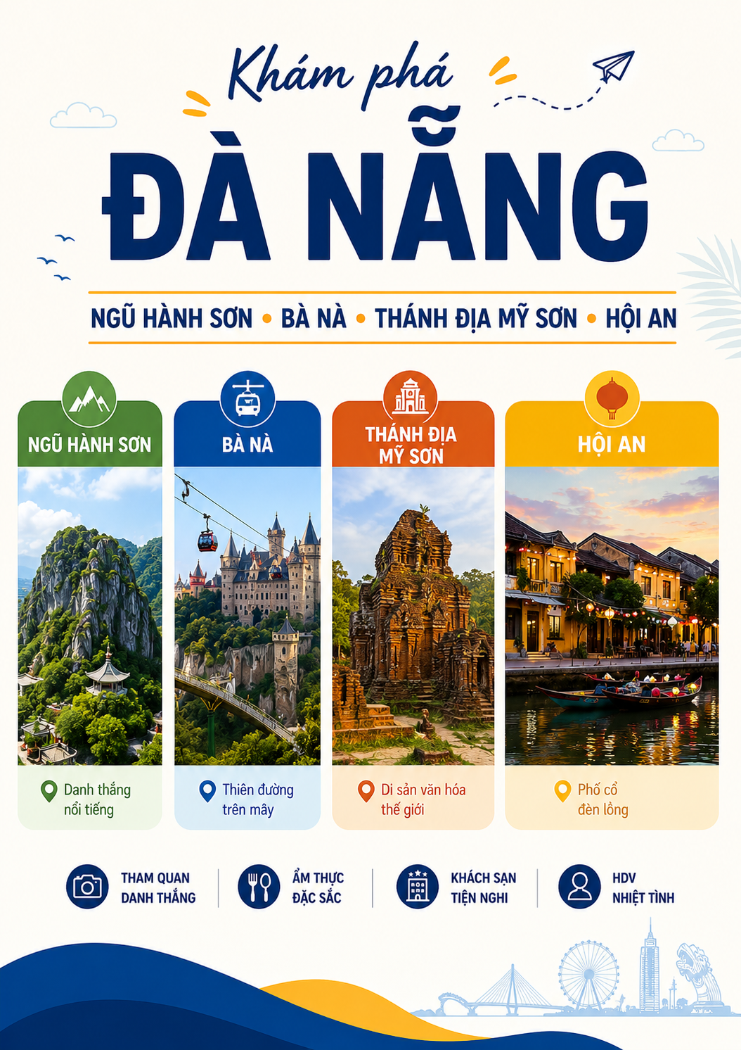 ĐÀ NẴNG – NGŨ HÀNH SƠN – BÀ NÀ – THÁNH ĐỊA MỸ SƠN – HỘI AN